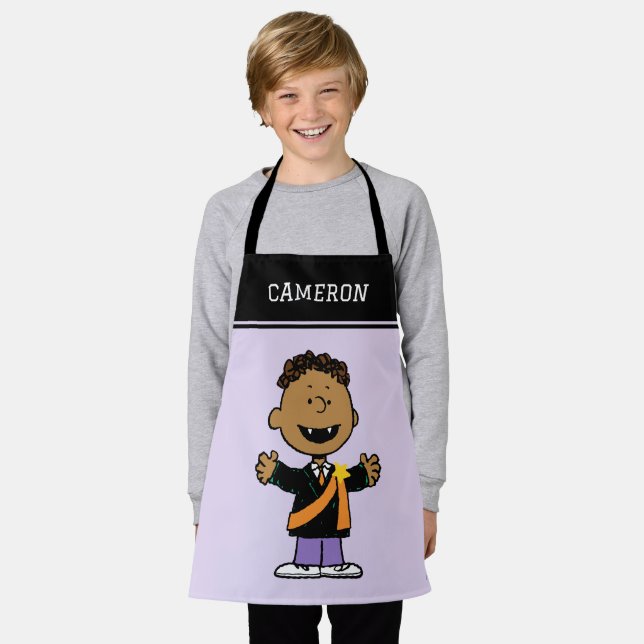 Tablier Peanuts | Franklin Halloween Vampire (Porté)