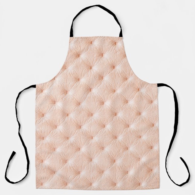Tablier Pearl beige cuir texture (Recto)