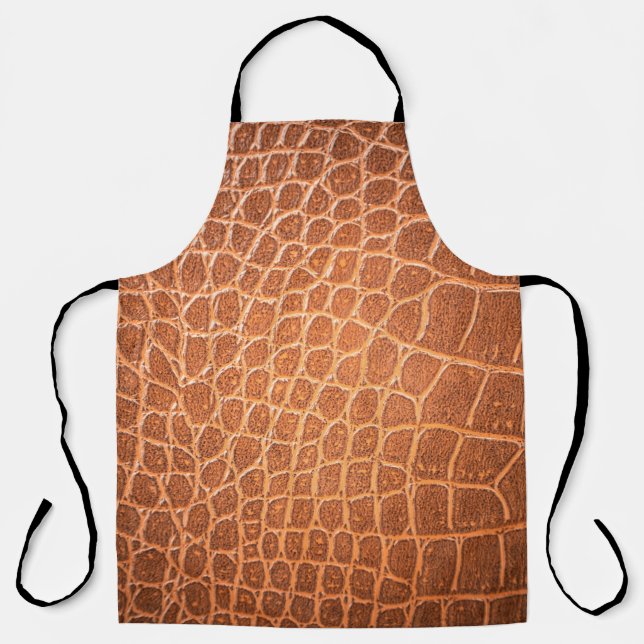 Tablier peau Brown texture cuir fond, abstraite (Recto)