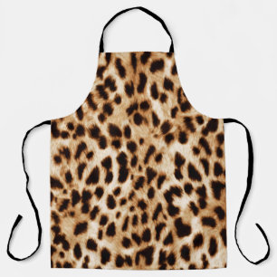 Tablier Peau de léopard, authentique Motif de la faune.