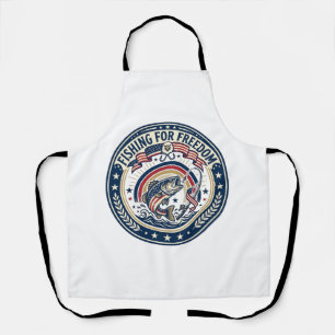 Tablier Pêche à la liberté Patriotique Patriotique Hobby V
