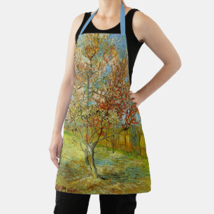 Tablier Pêcher rose en fleurs de Vincent van Gogh