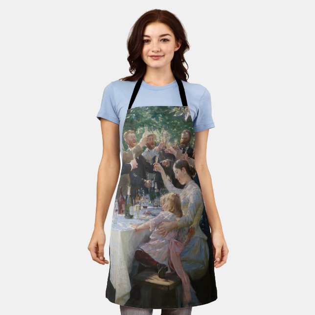 Tablier Peder Severin Kroyer - Hip, Hip, Hurrah ! (Porté)