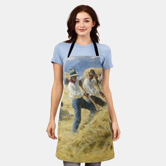 Tablier Peder Severin Kroyer - Threshing dans les Abruzzes (Porté)