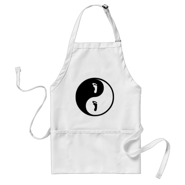 Tablier Pédicurie de Yin Yang (Devant)