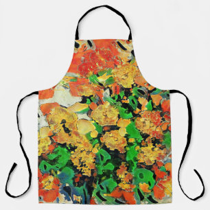 Tablier Peinture à l'huile Retro : Van Gogh Monet