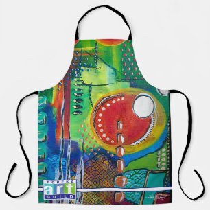 Tablier Peinture Abstraite