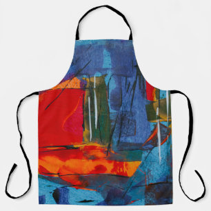 Tablier Peinture Abstraite