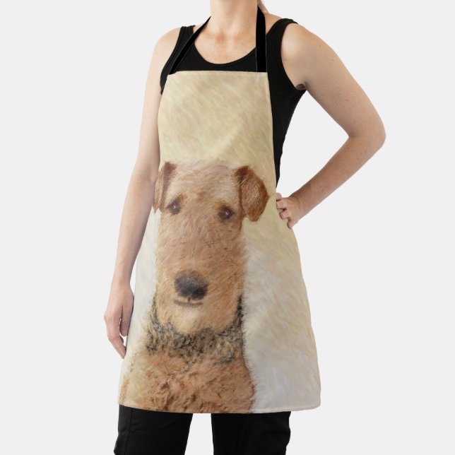 Tablier Peinture Airedale Terrier - Cute Original Art (Insitu)