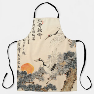 Tablier Peinture asiatique traditionnelle : art classique.