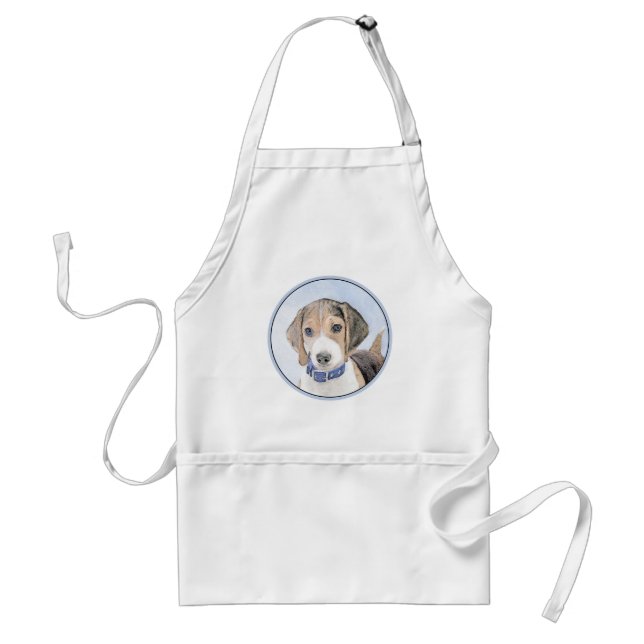 Tablier Peinture beagle - Cute Original Chien Art (Devant)