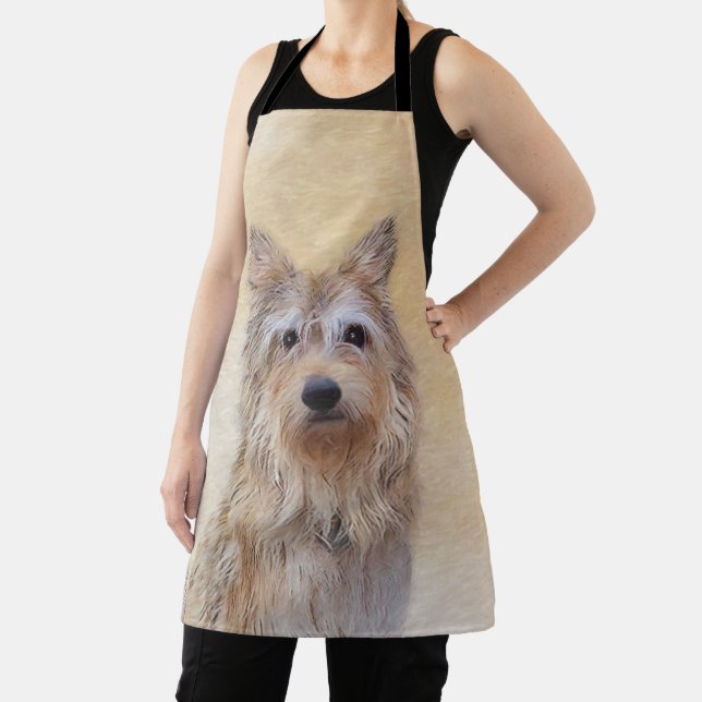 Tablier Peinture Berger Picard - Joli art original chien (Insitu)
