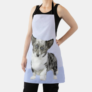 Tablier Peinture Cardigan Welsh Corgi - Art original de ch