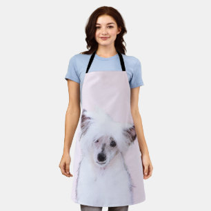 Tablier Peinture chinoise en poudre - Art Chien