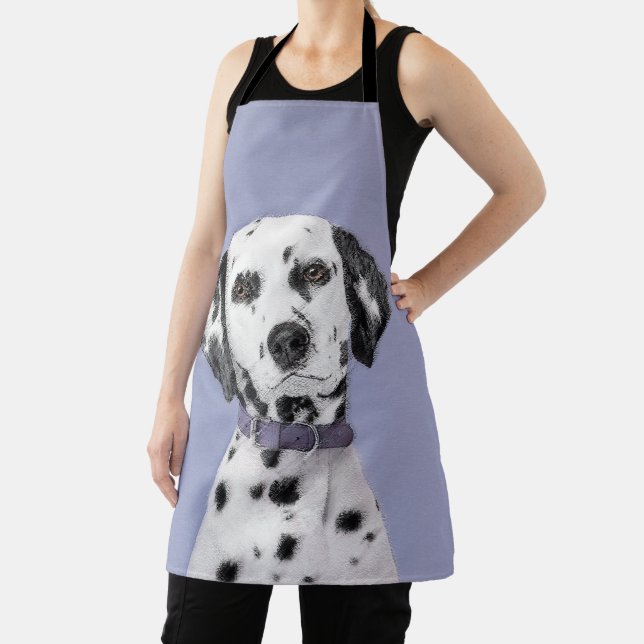 Tablier Peinture Dalmatienne - Cute Original Chien Art (Insitu)