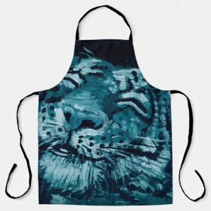 Tablier Peinture d'art Art Art Art Peinture d'huile Tigre