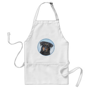 Tablier Peinture de Beauceron - Cute Original Chien Art