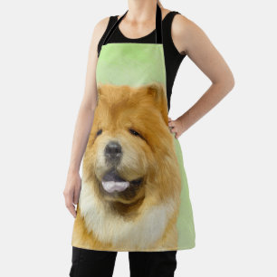 Tablier Peinture de Chow Chow - Art Original de Chien Mign