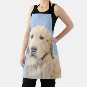 Tablier Peinture de Golden Retriever - Art de chien origin