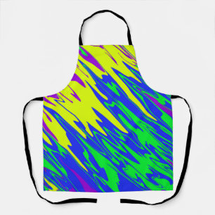 Tablier Peinture de Spray Mardi Gras Bleu