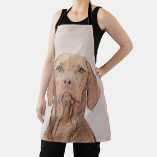 Tablier Peinture de Vizsla - Art original de chien mignon