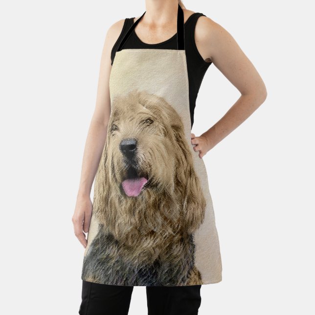 Tablier Peinture d'Otterhound - Joli art original de chien (Insitu)