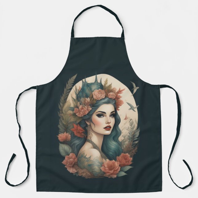 Tablier Peinture d'une femme (Recto)