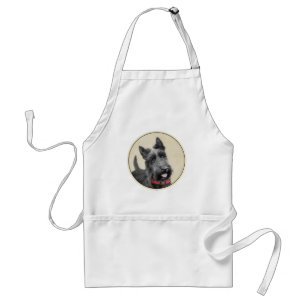 Tablier Peinture écossaise Terrier - Cute Original Chien A