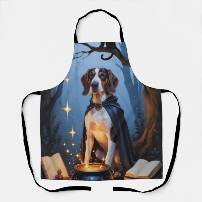 Tablier Peinture fantaisiste d'Halloween de Bluetick Coonh (Recto)
