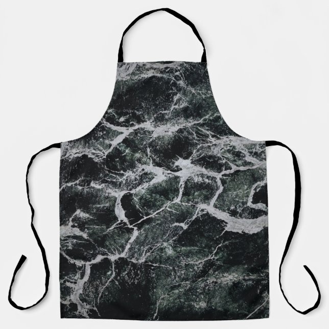 TABLIER PEINTURE GRIS ET NOIR (Recto)