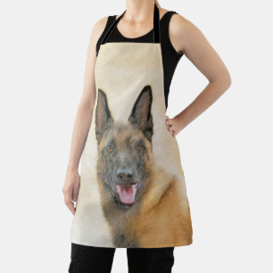 Tablier Peinture Malinoise belge - Cute Original Chien Art