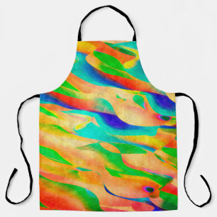 Tablier peinture multicolore art fond d'écran abstrait