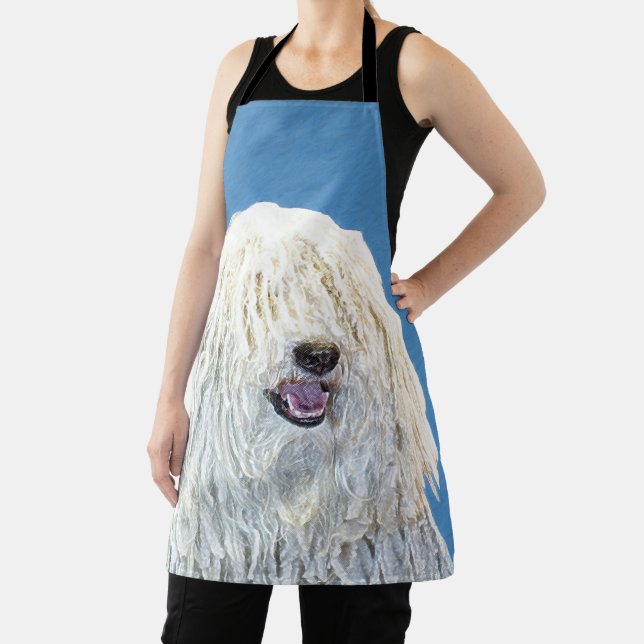 Tablier Peinture Puli - Cute Original Chien Art (Insitu)