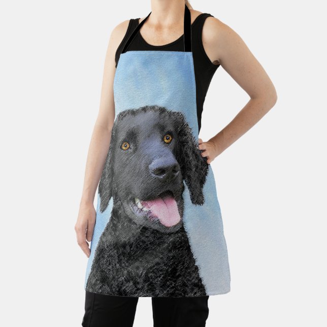 Tablier Peinture Retriever recouverte de boue - Art Chien  (Insitu)