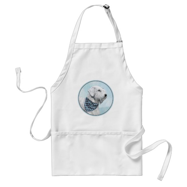 Tablier Peinture Sealyham Terrier - Cute Original Chien Ar (Devant)