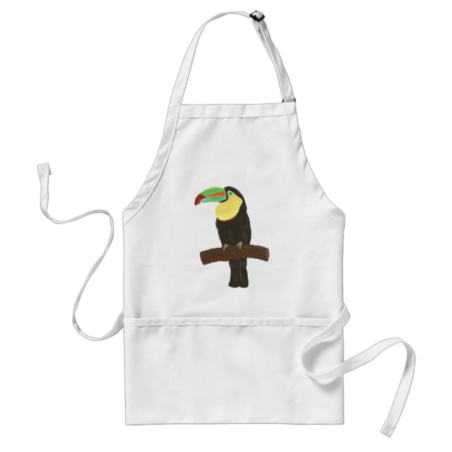 Tablier Peinture Toucan par CherylsArt (Devant)