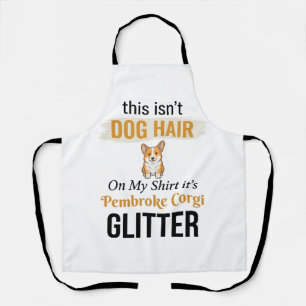 Tablier Pembroke Corgi Pailletés Conception Drôle Amateur