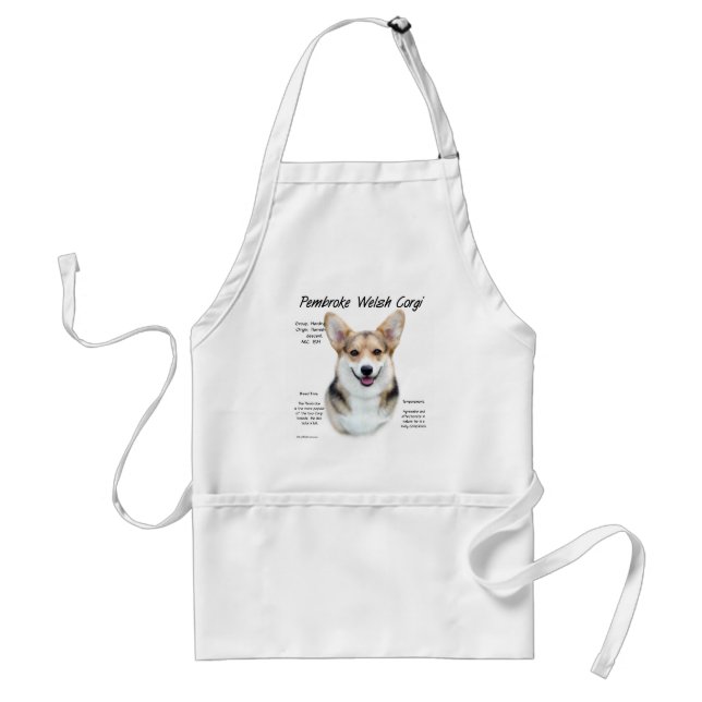 Tablier Pembroke Welsh Corgi Conception de l'histoire (Devant)