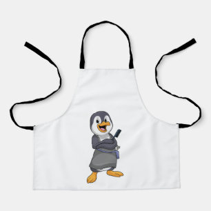 Tablier Penguin en coiffure avec peigne