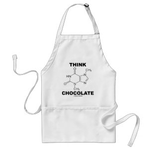 Tablier Pensez le chocolat (la chimie de molécule de
