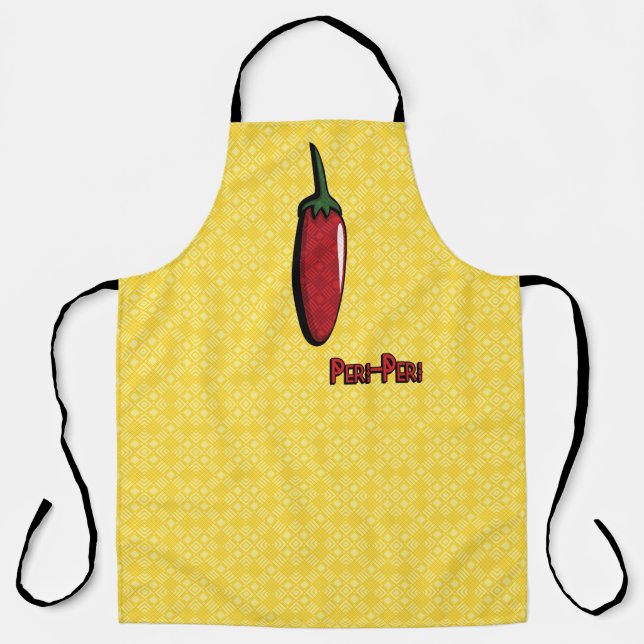 Tablier Pepper Peri-Peri Chili Pepper All-Over Imprimé Apr (Recto)