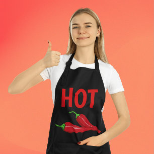 TABLIER PEPPERS CHAUDS WIFI CUISINE HOTTIE APRON