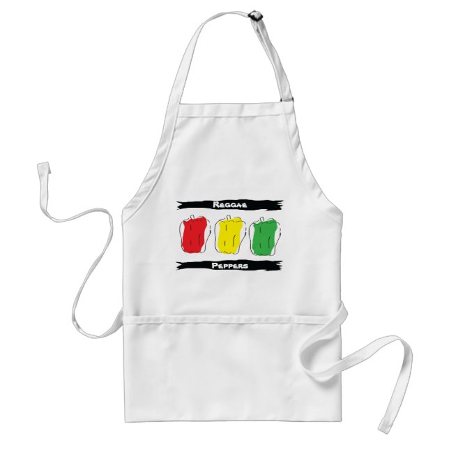 Tablier Peppers de reggae (Devant)