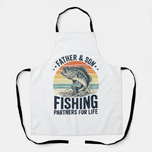 Tablier Père Fils Partenaires de Pêche Vintage Bass Shirt_