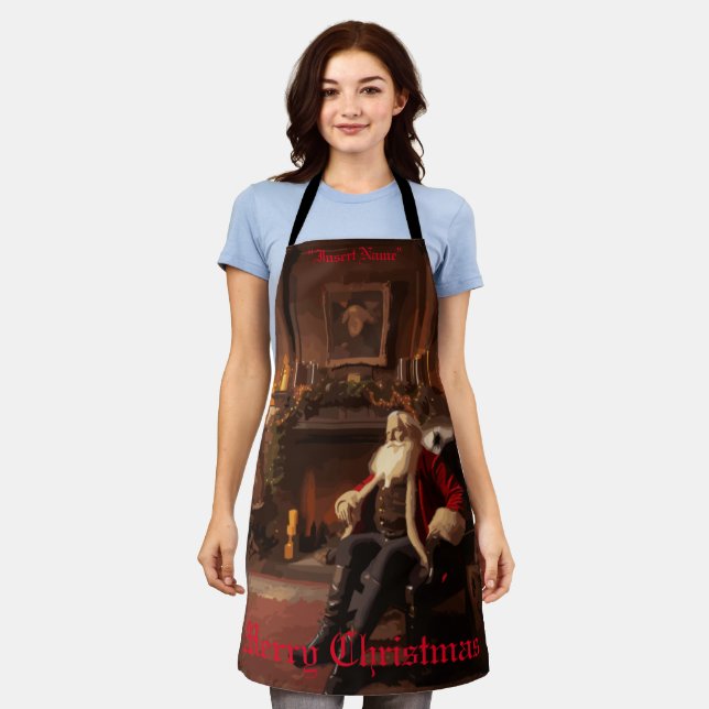 Tablier Père Noël Cosy Nook (Porté)