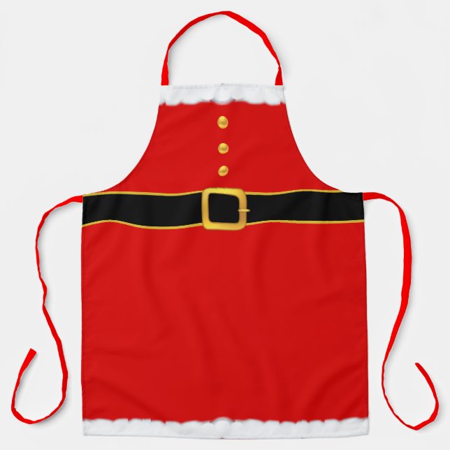 Tablier Père Noël de Noël moderne (Recto)