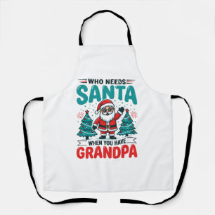 Tablier Père Noël Famille