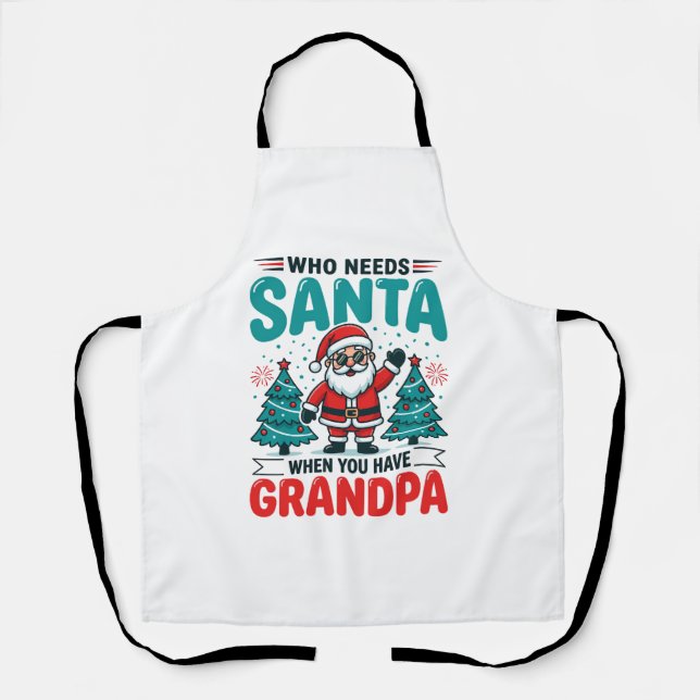 Tablier Père Noël Famille (Recto)
