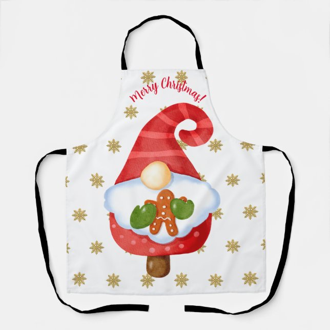 Tablier Père Noël Gnome (Recto)