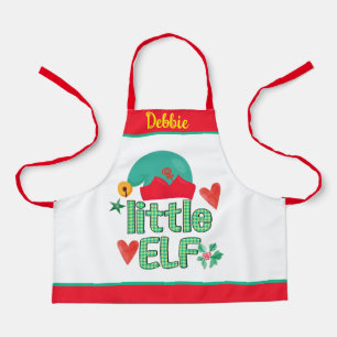 Tablier Père Noël Helper Elf Kid's Christmas Aprons